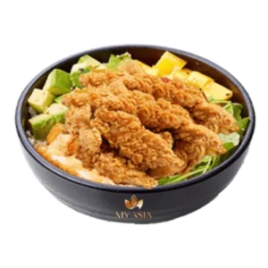 Poké poulet thaï
